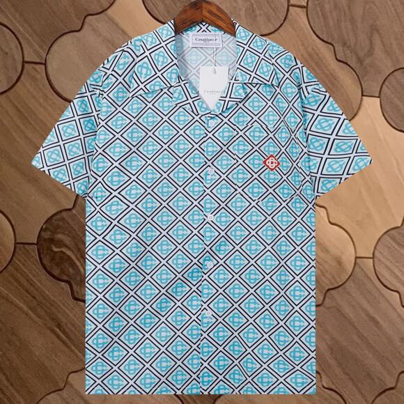Casablanca Green Short Sleeve Shirt